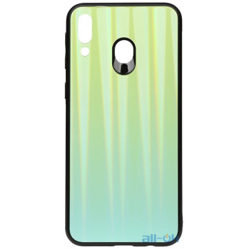Чохол-накладка TOTO Aurora Print Glass Case Samsung Galaxy M20 Green